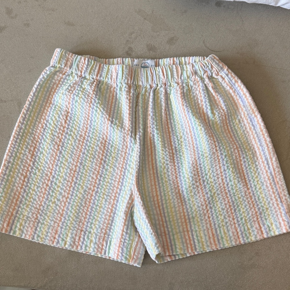Henry Duvall Rainbow Seersucker Shorts